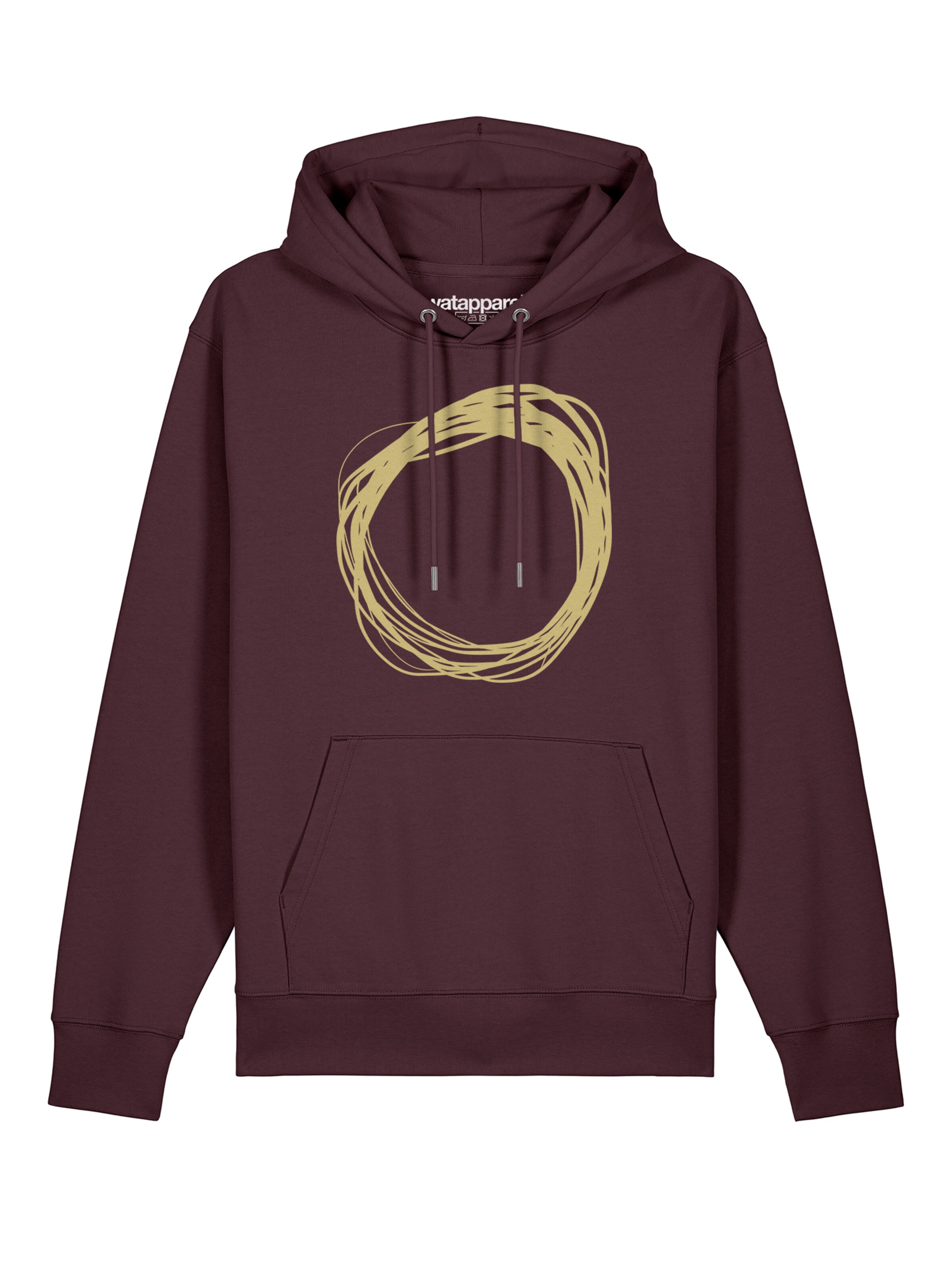 Watapparel Sweatshirt 'Kreis' in Rot: Vorderseite