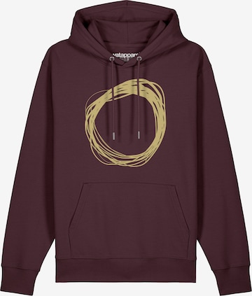 Watapparel Sweatshirt 'Kreis' in Rot: Vorderseite