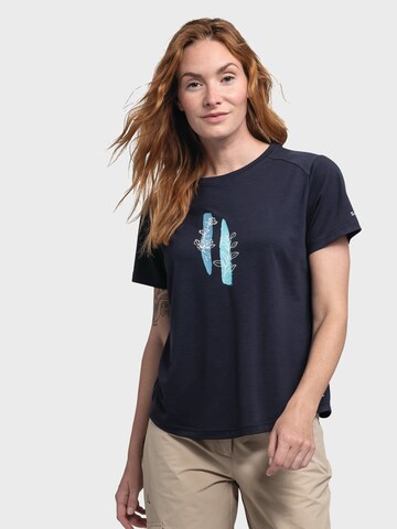 Schöffel Functioneel shirt 'Haberspitz' in Blauw: voorkant