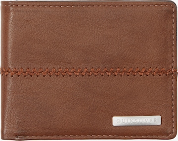 QUIKSILVER Wallet 'Stitchy' in Brown: front