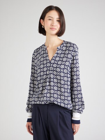 Emily Van Den Bergh Bluse in Blau: Vorderseite