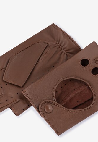 Roeckl Fingerless Gloves 'Florenz' in Brown
