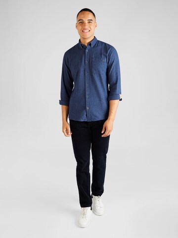 Coupe regular Chemise Lindbergh en bleu