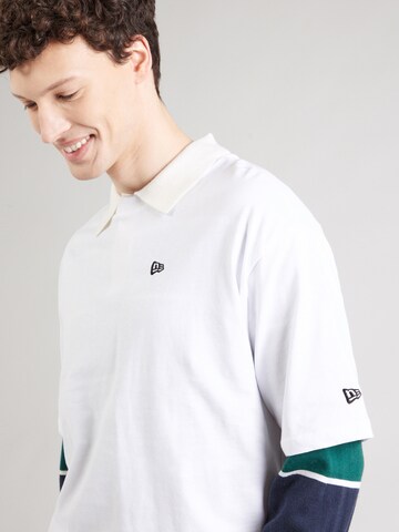 NEW ERA Tričko 'BASEBALL' – bílá