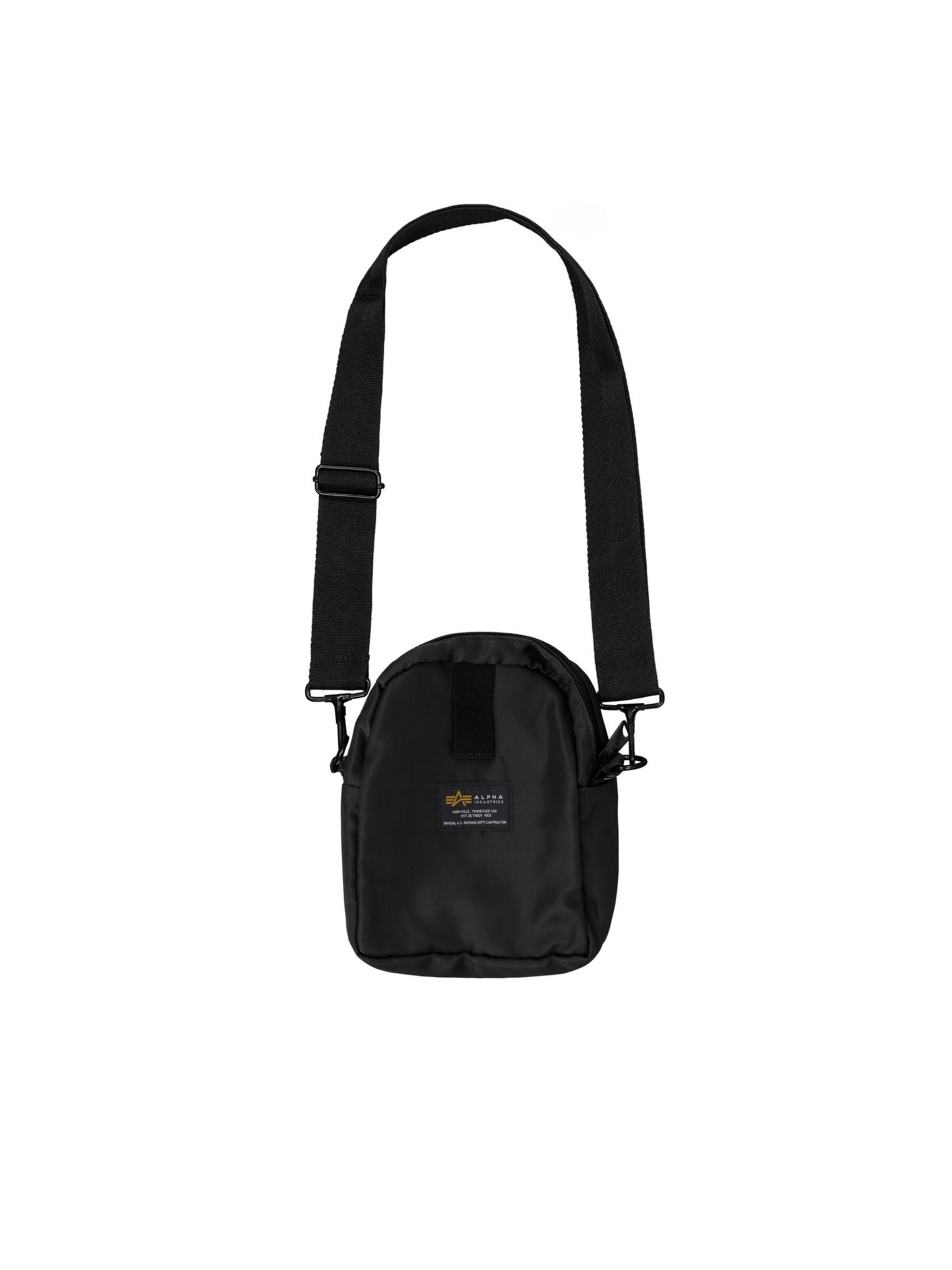 ALPHA INDUSTRIES Crossbody Bag 'Crew Carry' in Black
