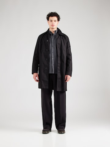 Lindbergh Regular Fit Hemd 'Brushed' in Grau