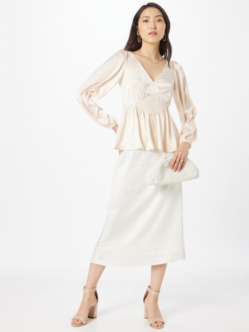 Dorothy Perkins Bluse in Beige