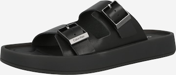 Calvin KleinNatikače s potpeticom 'ERGON' - crna boja: prednji dio