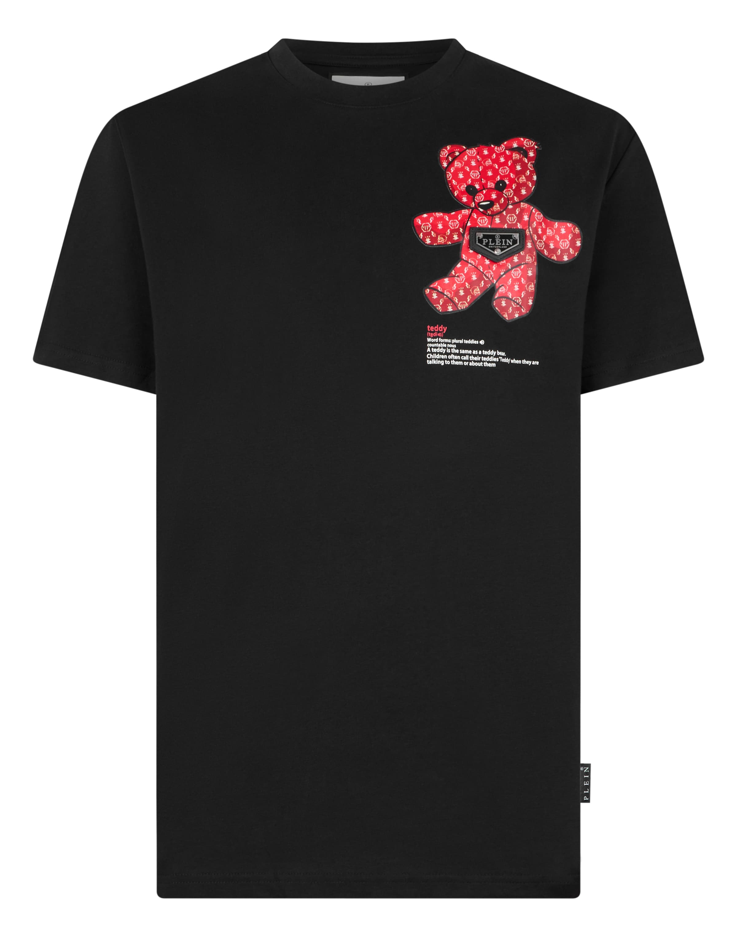 Maglietta di Philipp Plein in nero: frontale