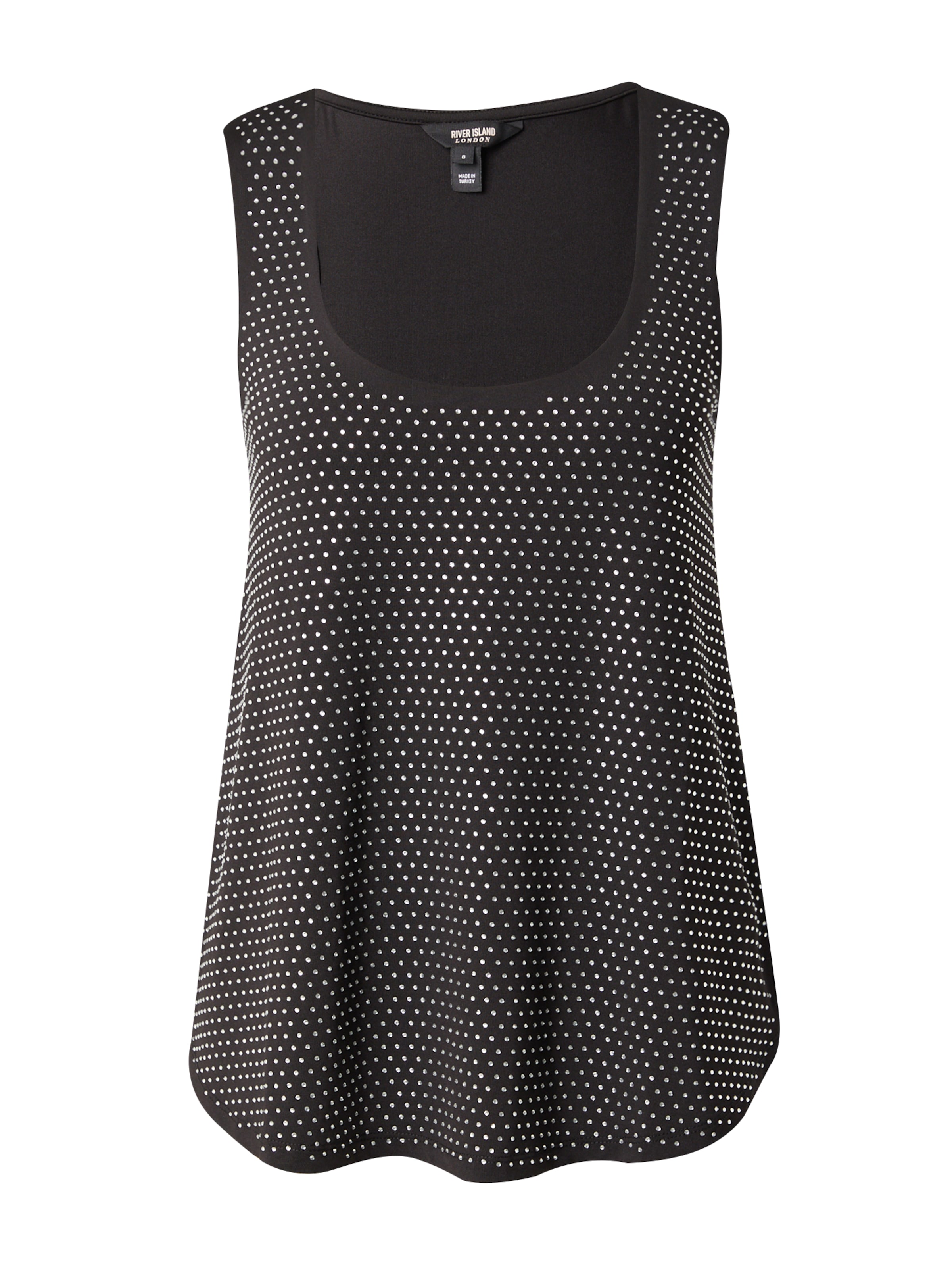 River Island Top – černá: přední strana