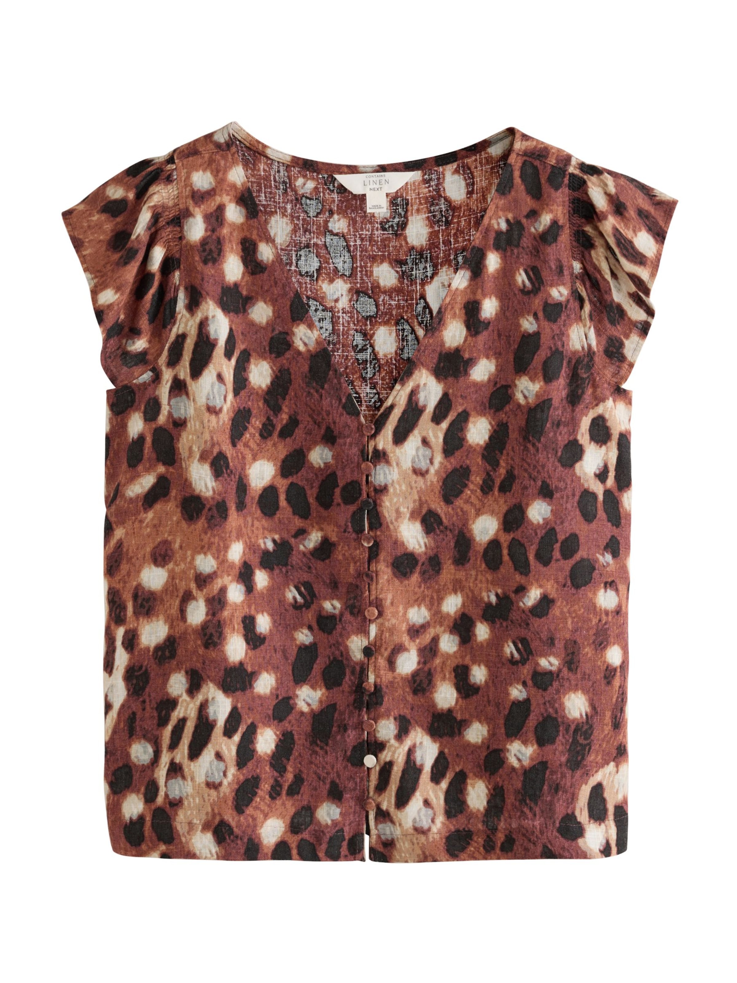 Next - Blusa en marrón: frente