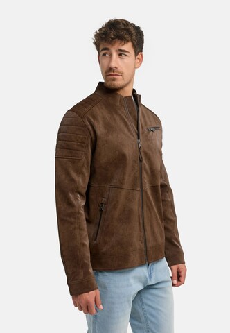INDICODE JEANS Jacke 'Maxhole' in Braun