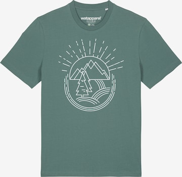 T-Shirt 'Natur ist schön' Watapparel en vert : devant