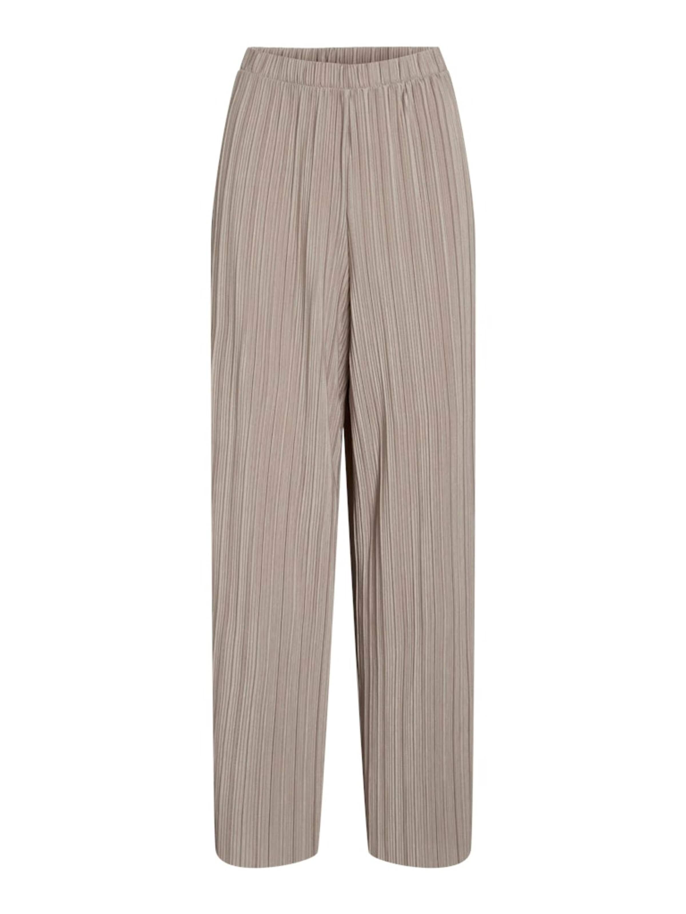 VILA Wide Leg Trachtenhose 'VIPLISA' in Beige: Vorderseite