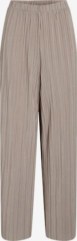 VILA Wide leg Byxa 'VIPLISA' i beige: framsida