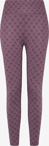 Leggings 'Monogram' Born en violet : devant