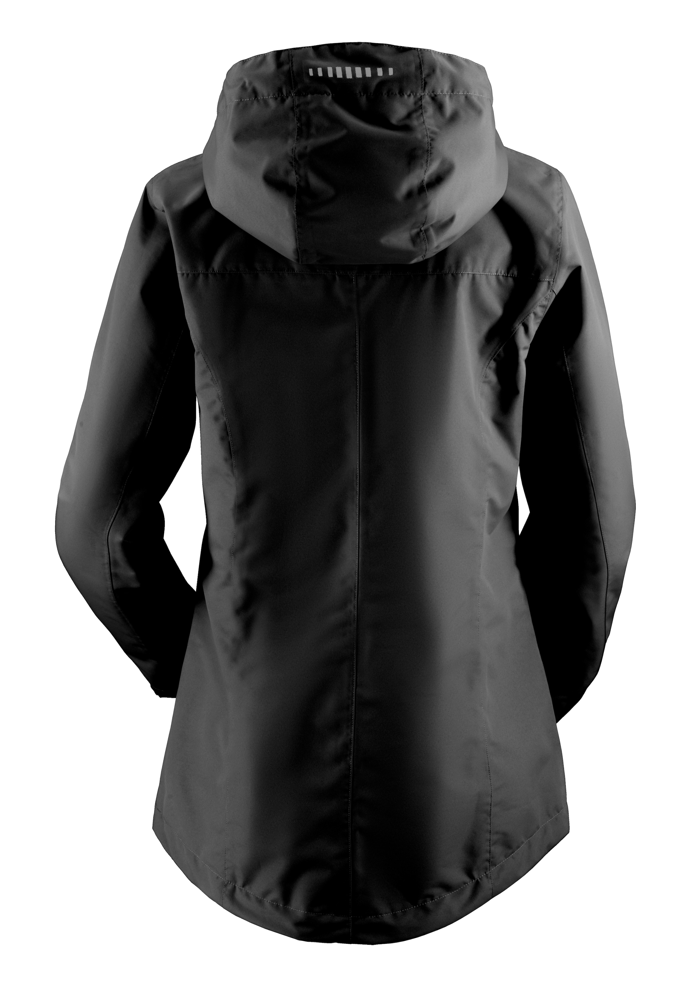 BENCH - Chaqueta de entretiempo en negro: atrás