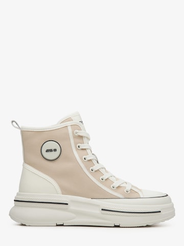ES8 High-Top Sneakers '6622-1' in Beige: front