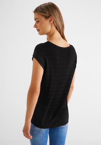 STREET ONE Shirt in Schwarz