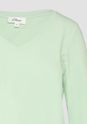 T-shirt s.Oliver en vert
