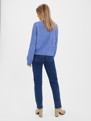 VERO MODA Knit Cardigan 'Doffy' in Blue