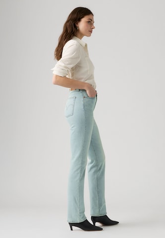 LEVI'S ® Liibuv Teksapüksid 'Ribcage Slim', värv sinine