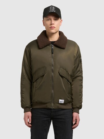 Veste d’hiver 'Ground' khujo en vert : devant