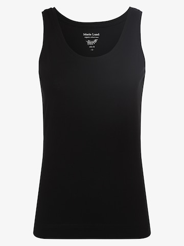 Marie Lund Top in Schwarz: Vorderseite