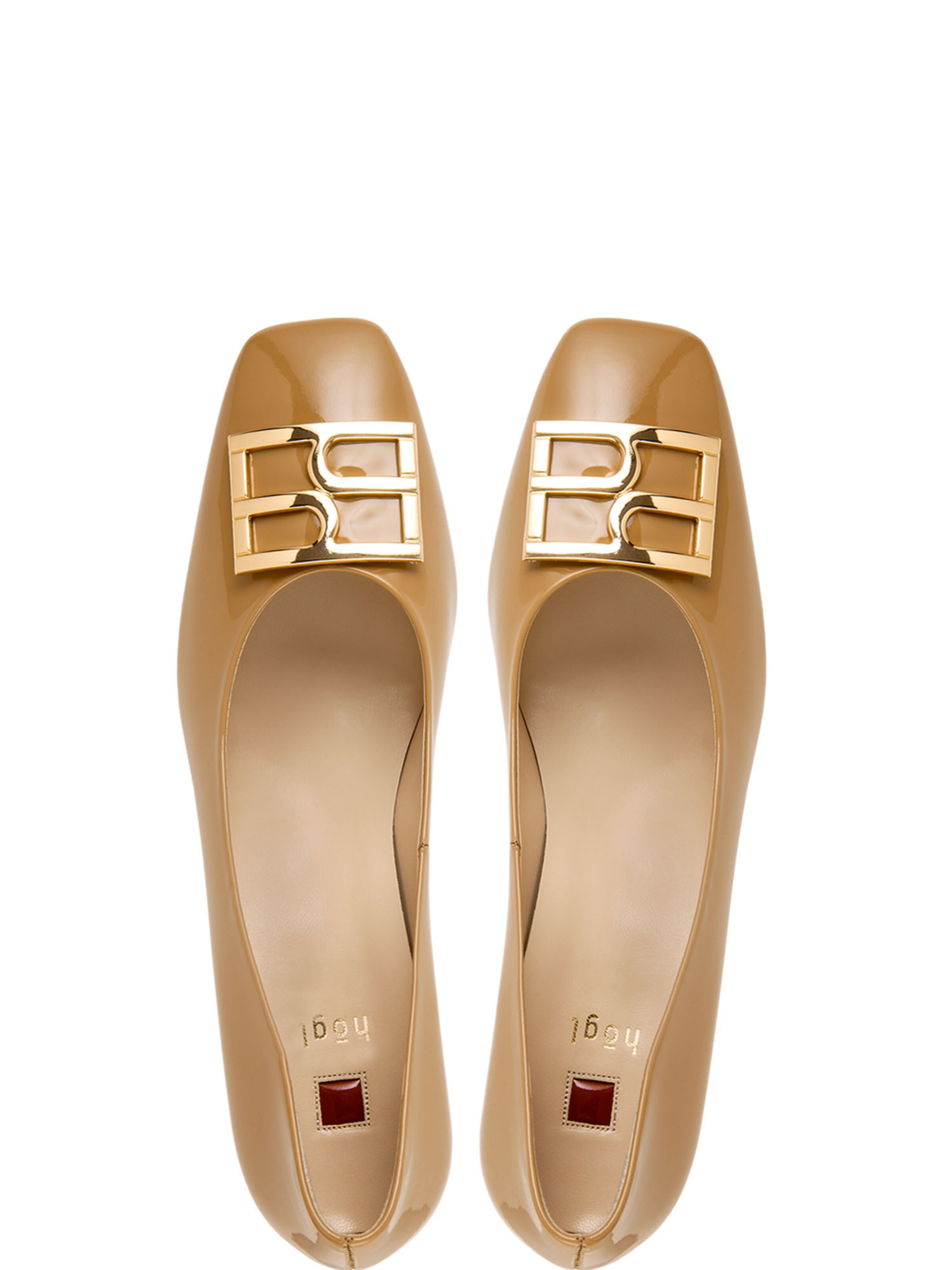 Högl Pumps 'ROSETTE' in Braun