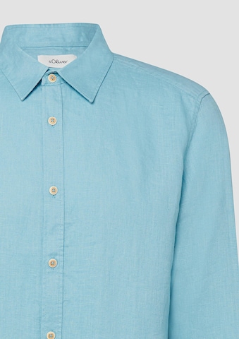 s.Oliver Regular Fit Hemd in Blau