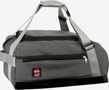 360 Grad Travel Bag ' Persenning Container ' in Grey: front