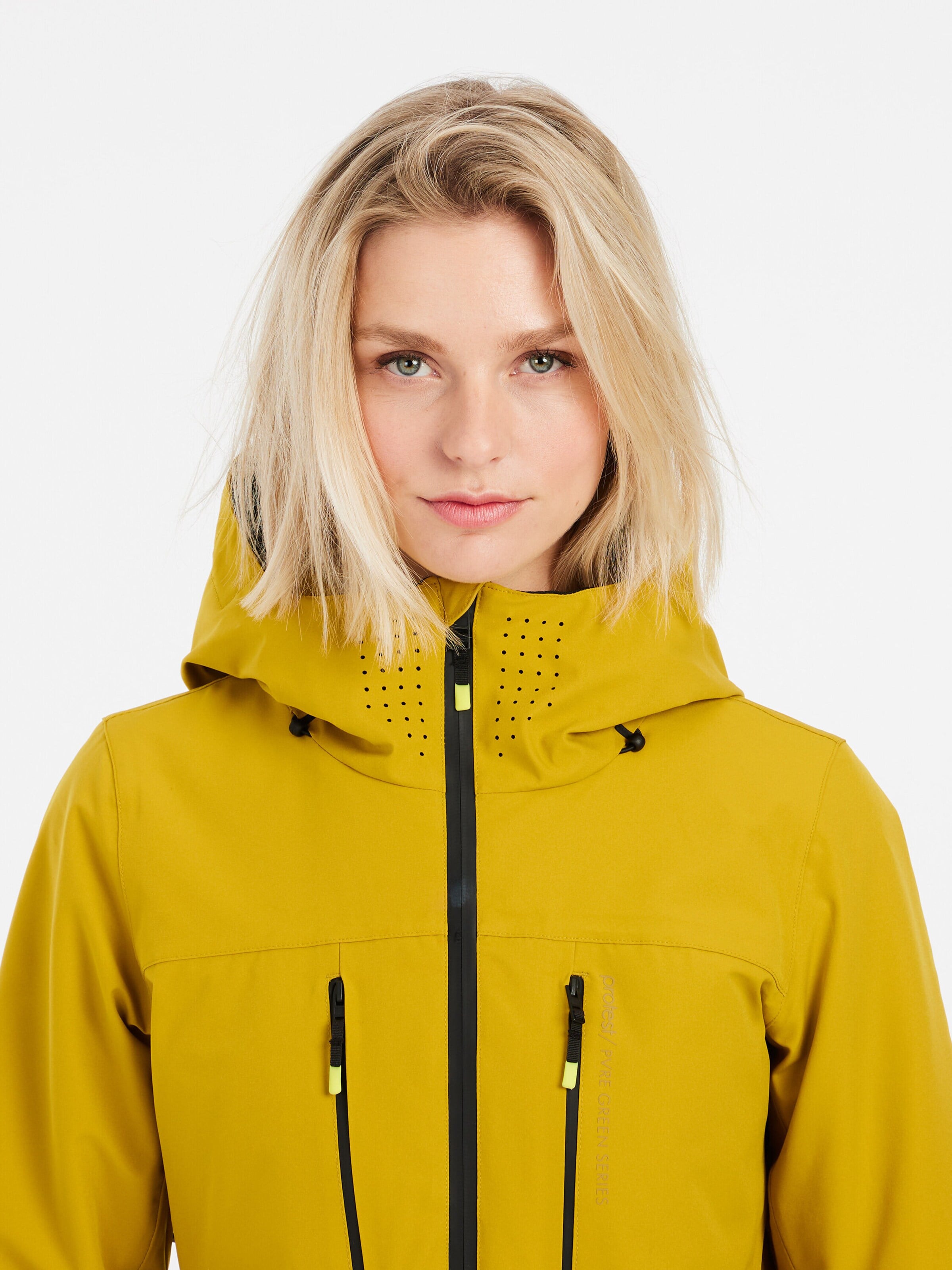 PROTEST Athletic Jacket 'PRTBEVERLY' in Green