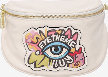 MYMO - Bolso de hombro 'Pop Eyetheme' en blanco: frente