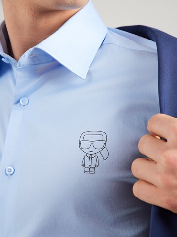 Regular fit Cămașă de la Karl Lagerfeld pe albastru