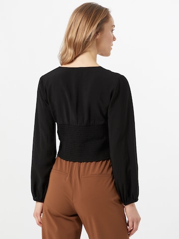 Bluză 'Mette Blouse' de la ABOUT YOU pe negru