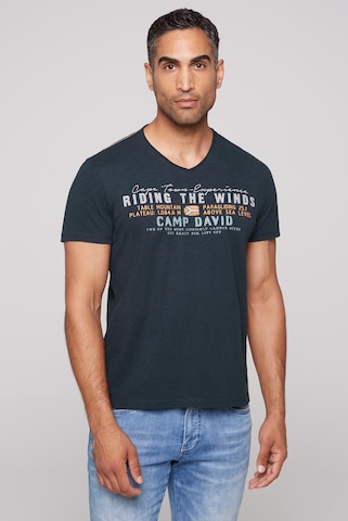 CAMP DAVID Bluser & t-shirts i blå: forside
