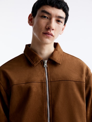 Pull&Bear Between-Season Jacket in Brown