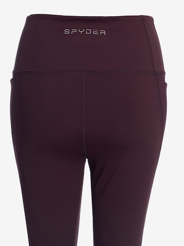 Spyder - regular Leggings en rojo