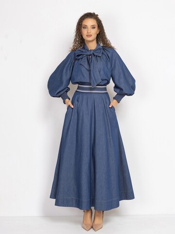 Chemisier 'ESSENTIALS' JIORO en bleu