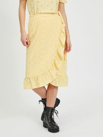 VILA Skirt 'Tawa' in Yellow: front