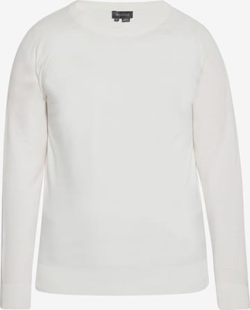 boline Sweater in White: front