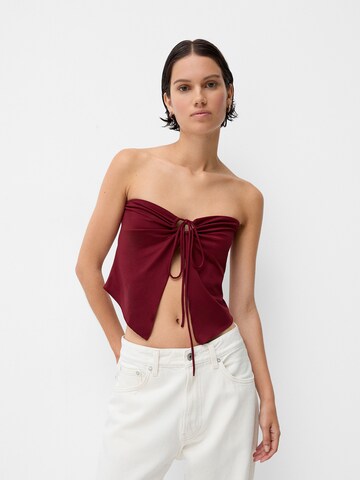 Bershka Top - piros: elől