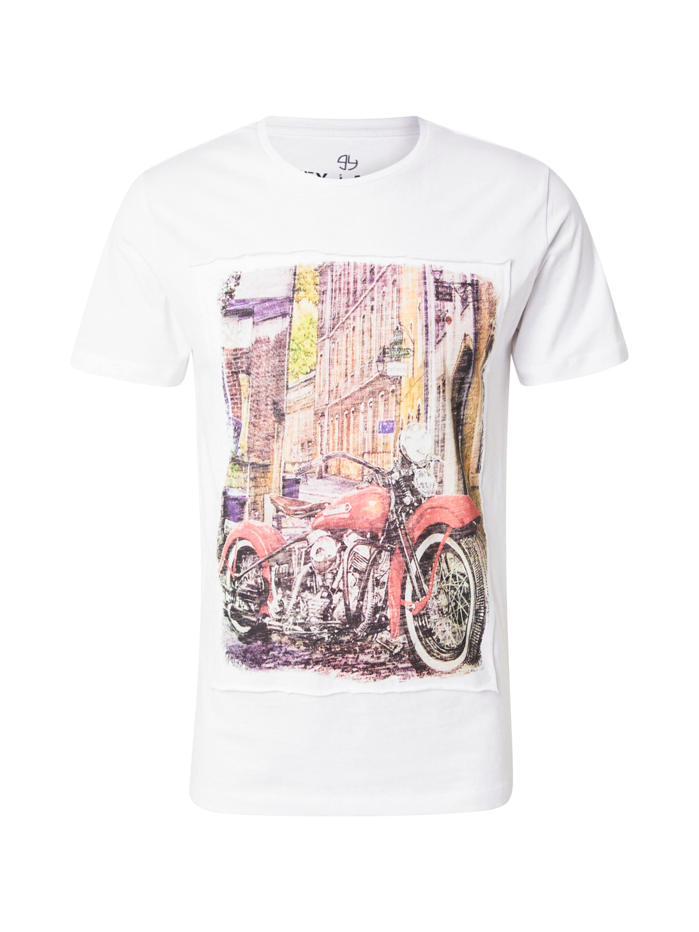 Key Largo Tričko 'Race' - Biela: predná strana