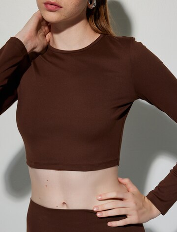 Koton Performance shirt in Brown