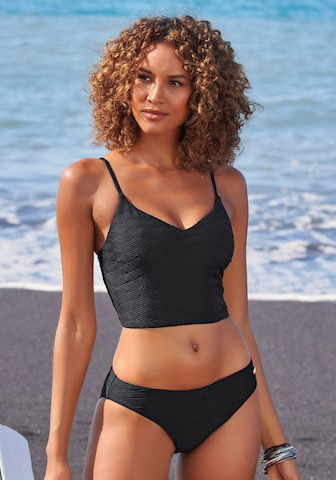SUNSEEKER Bikiniunderdel i svart: framsida