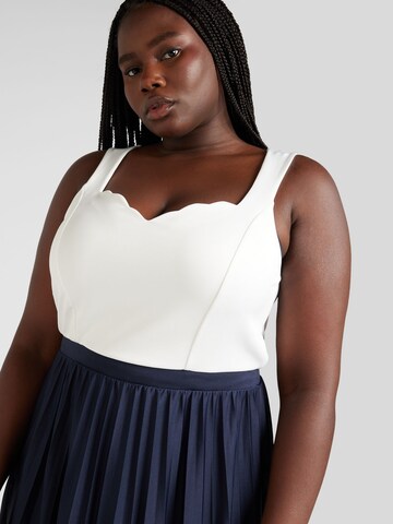 ABOUT YOU Curvy Kleid 'Mara' in Blau