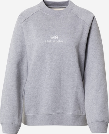Esmé Studios Sweatshirt 'Augusta' in Grey: front