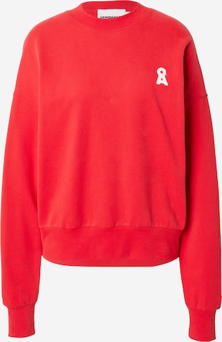 Sweat-shirt 'Alizaa' ARMEDANGELS en rouge : devant