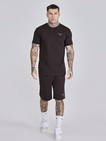 Abito da casa di SikSilk in marrone: frontale