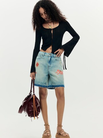 Desigual Normalny krój Jeansy w kolorze niebieski